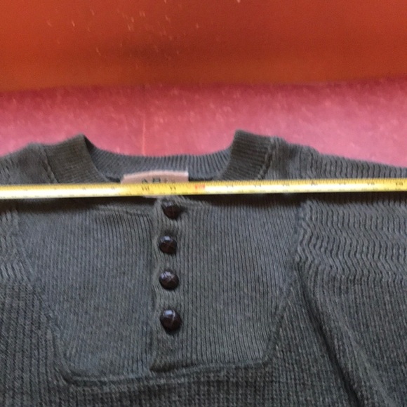 MENS Sage, Cabin Essentials Button Up Sweater - Picture 6 of 9